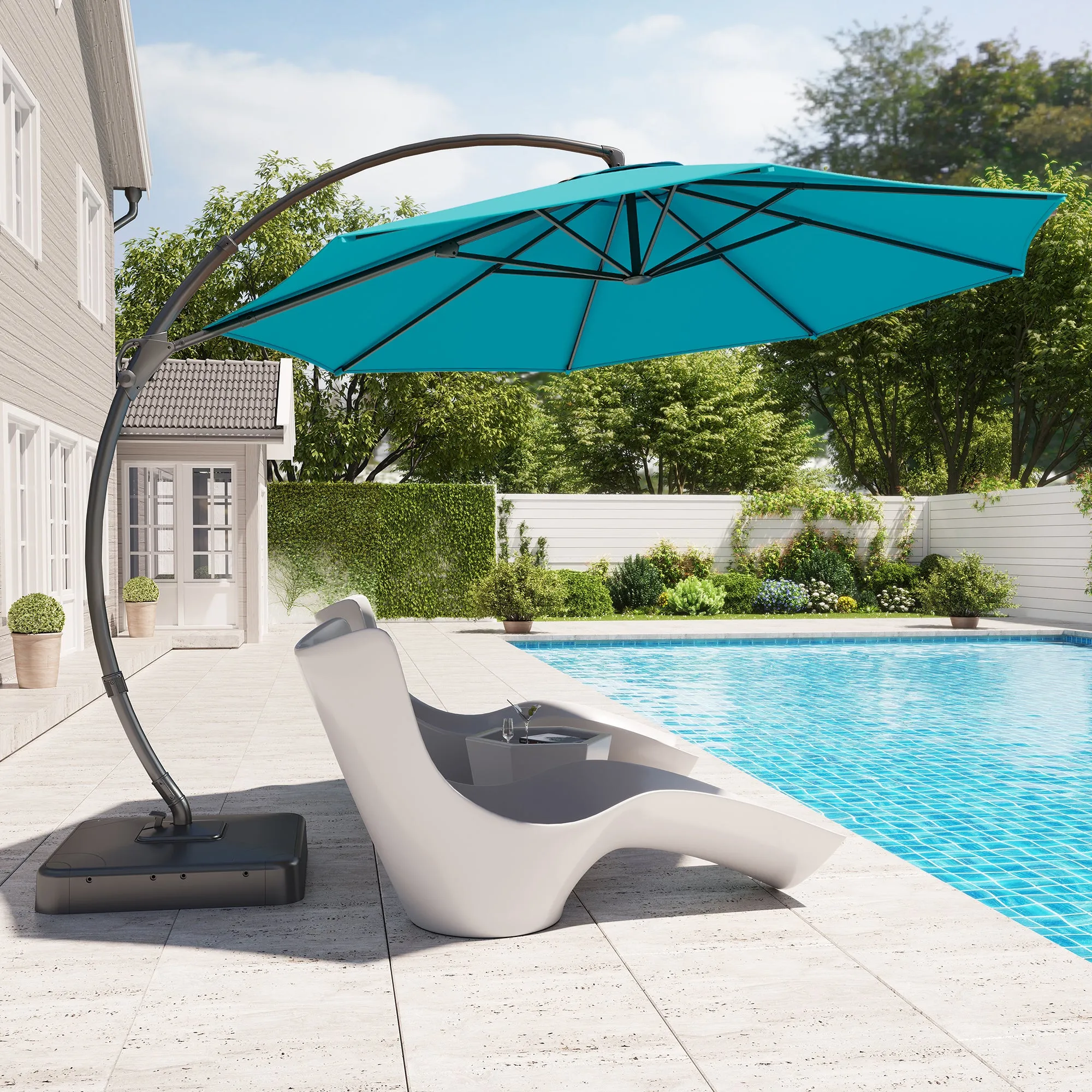 11' Deluxe Cantilever Umbrella