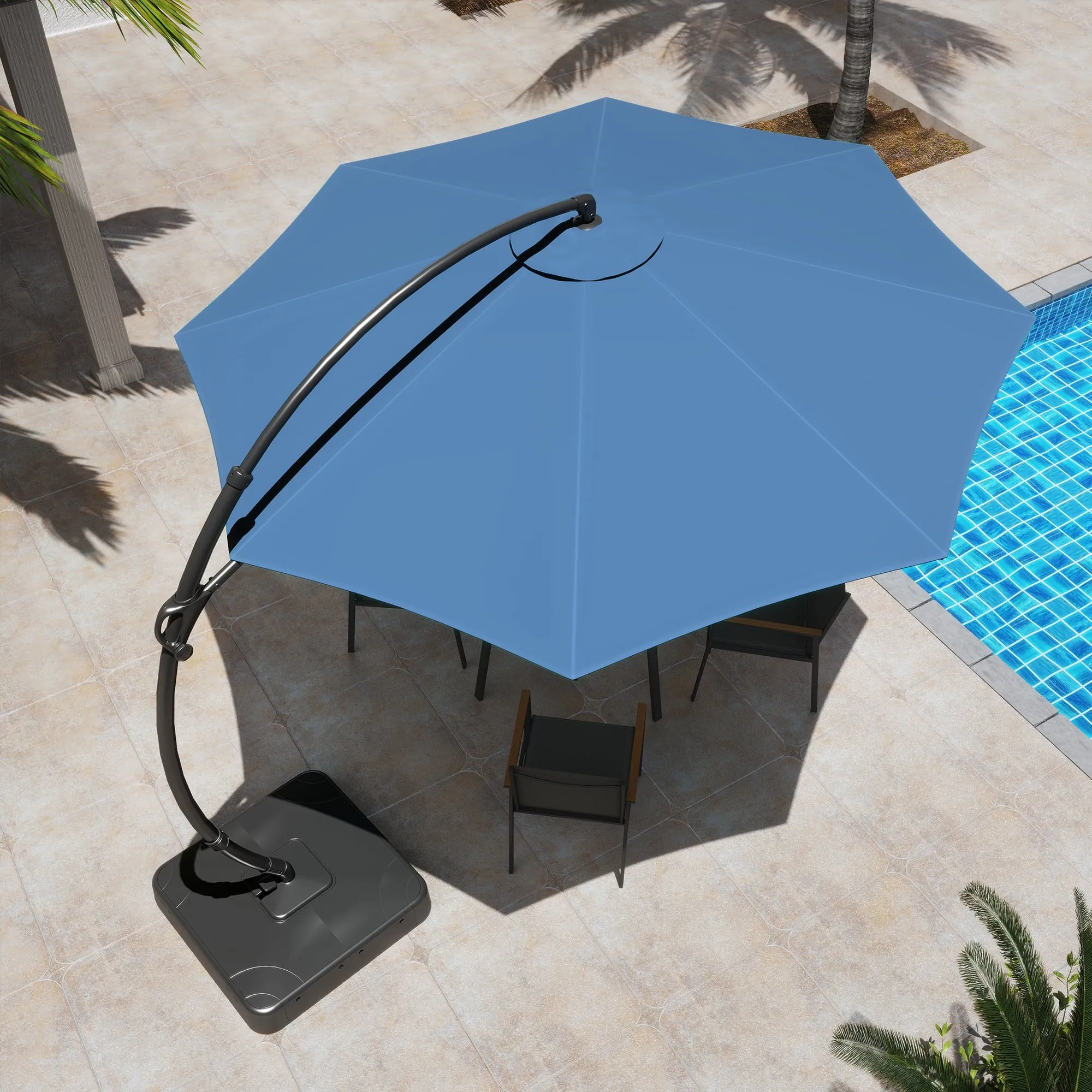 11' Deluxe Cantilever Umbrella