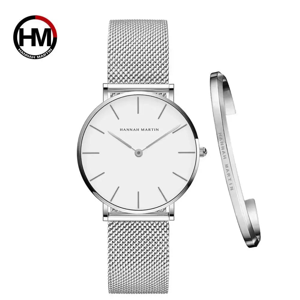 2023 Women's Rose Gold Mesh Quartz Watch