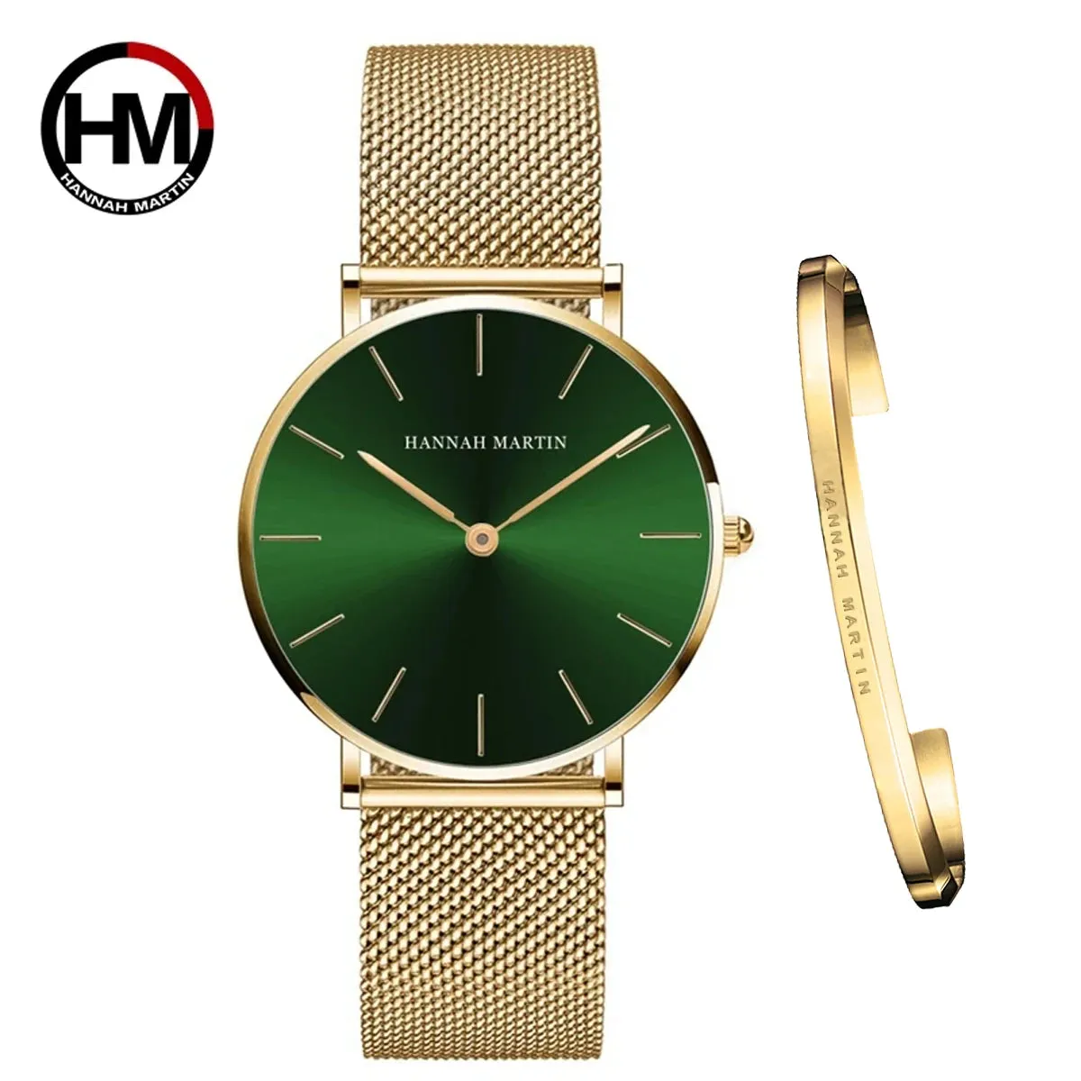 2023 Women's Rose Gold Mesh Quartz Watch