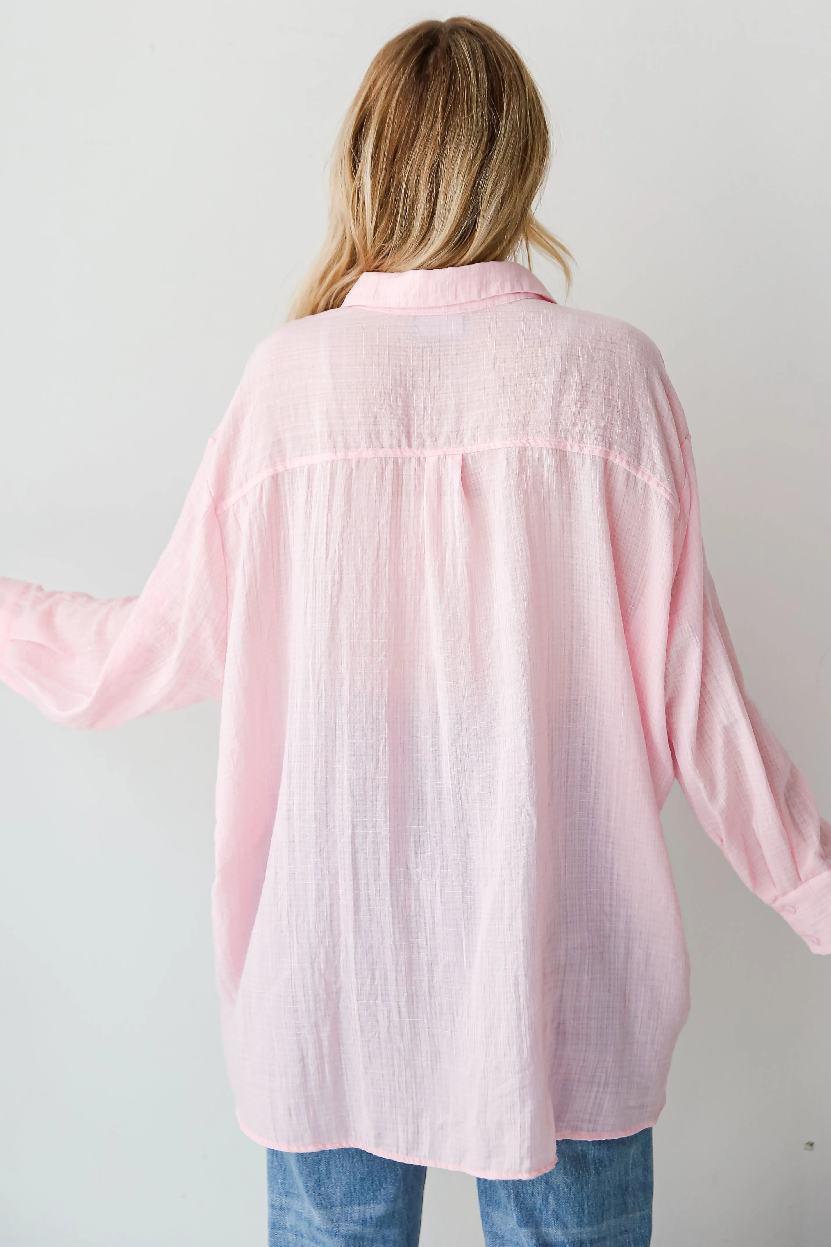 Allison Oversized Button-Up Blouse