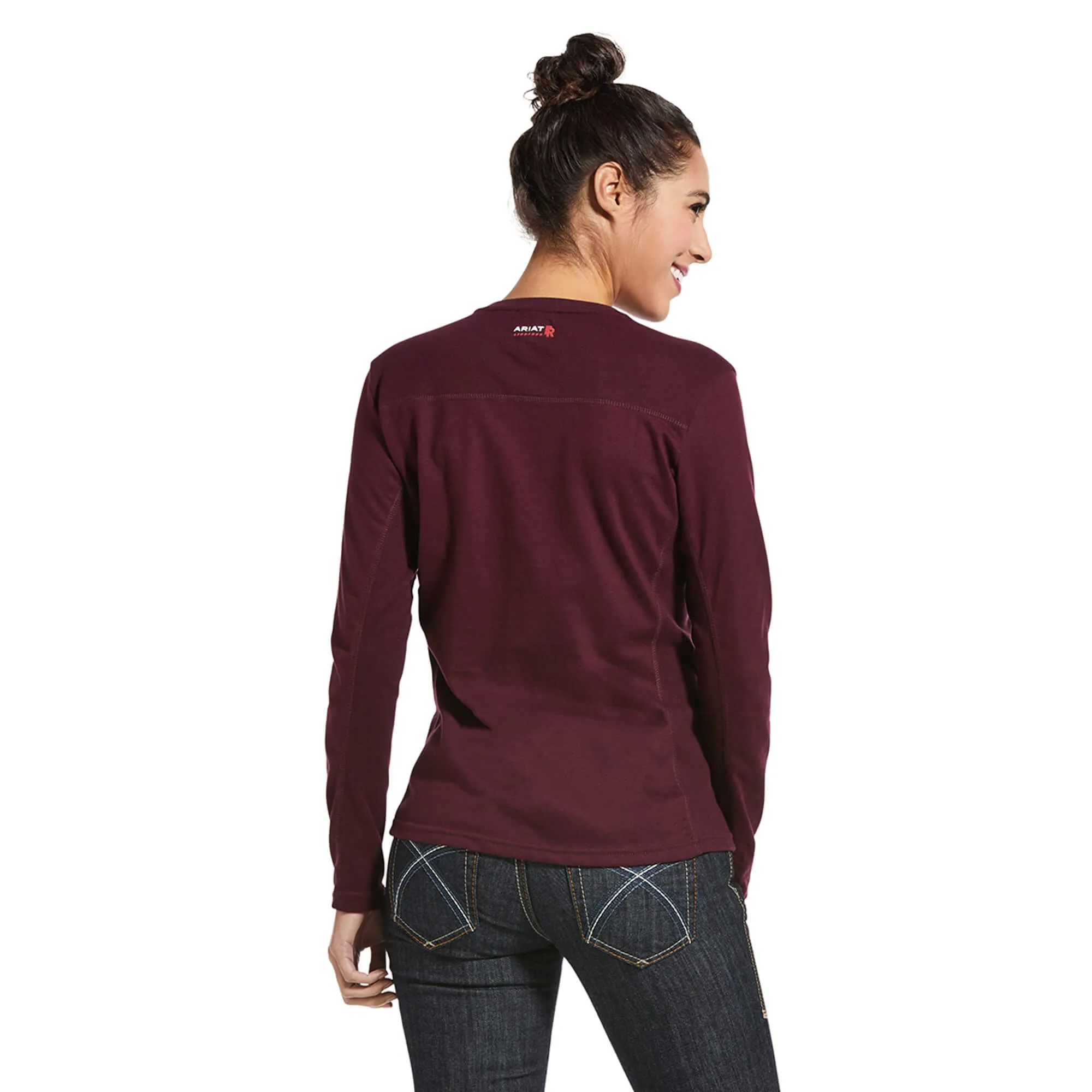 ARIAT Women's FR AC  T-Shirt - Malbec