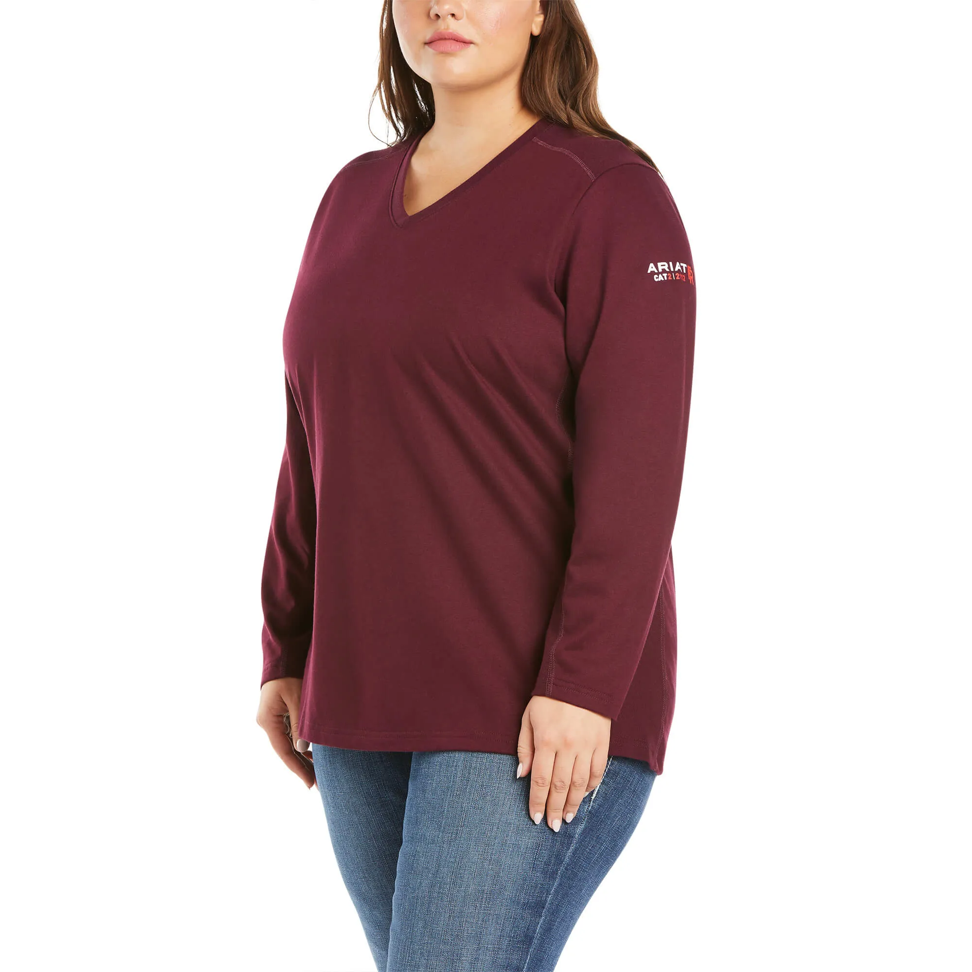 ARIAT Women's FR AC  T-Shirt - Malbec