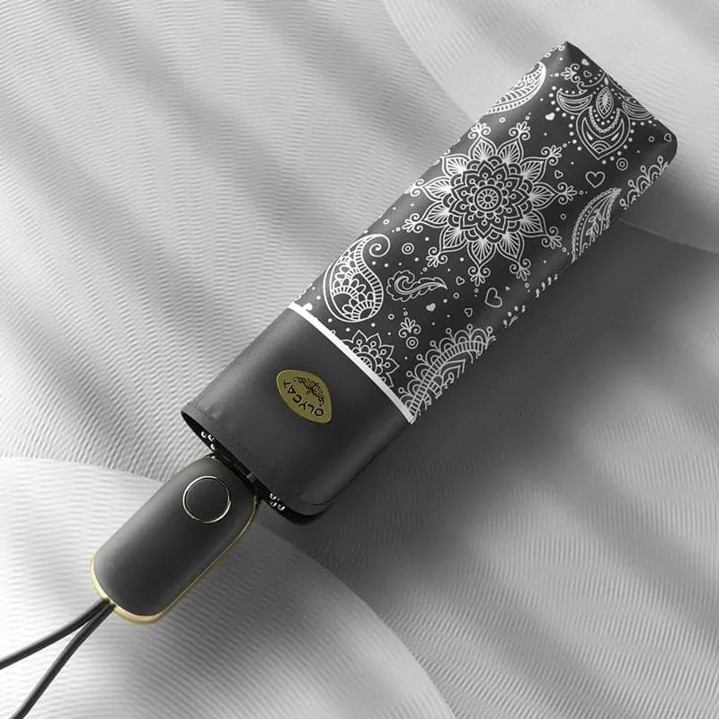 Automatic Paisley Umbrella - Stylish & Functional Rain Protection for Women