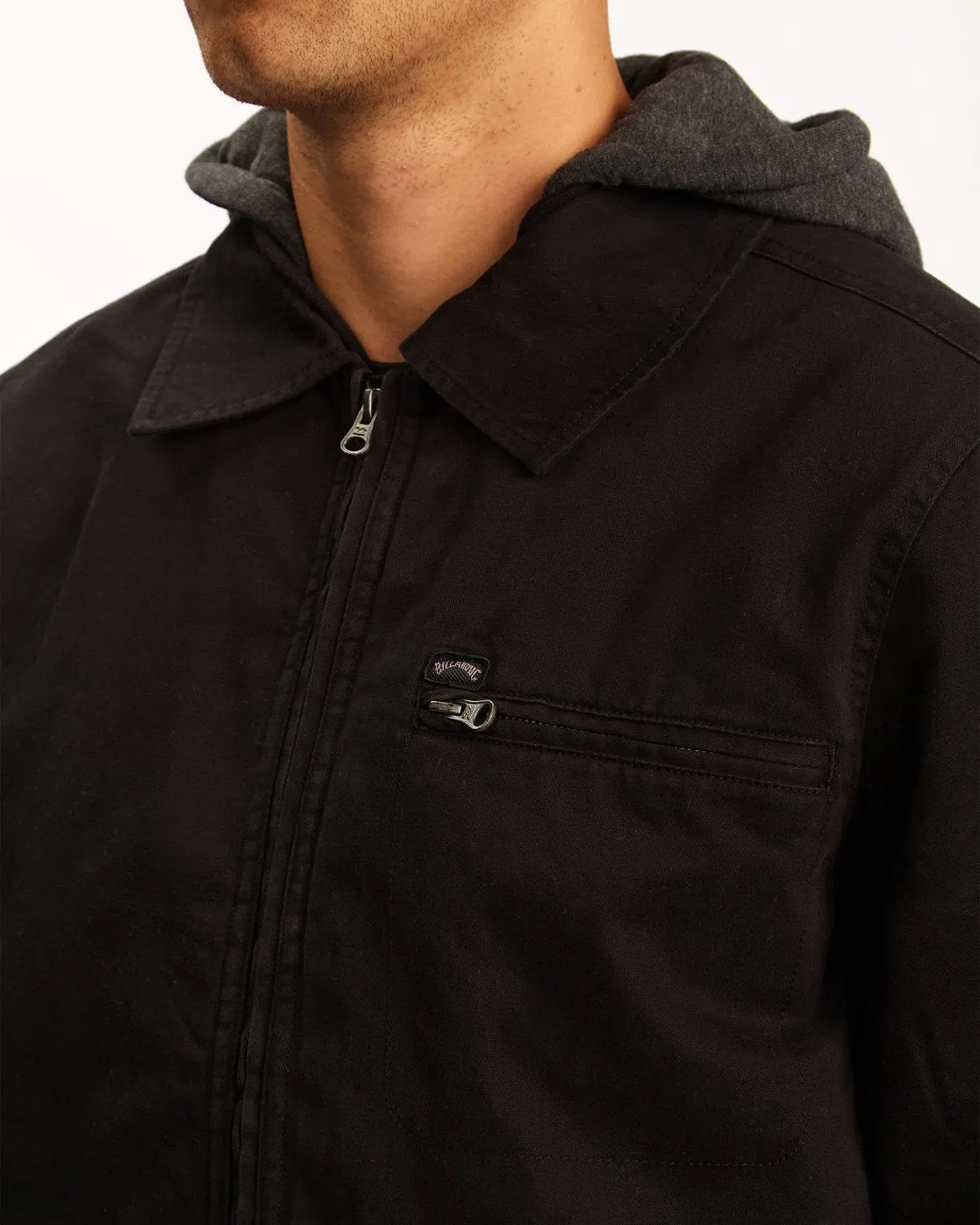 Barlow Hooded Jacket - Black