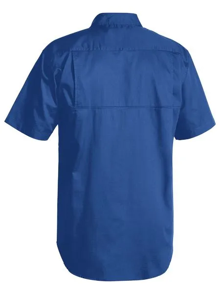 Bisley Cool Lightweight Drill Shirt - Short Sleeve-(BS1893)