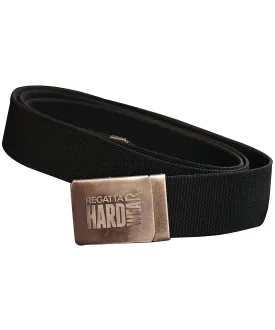 Black - Premium workwear belt with stretch