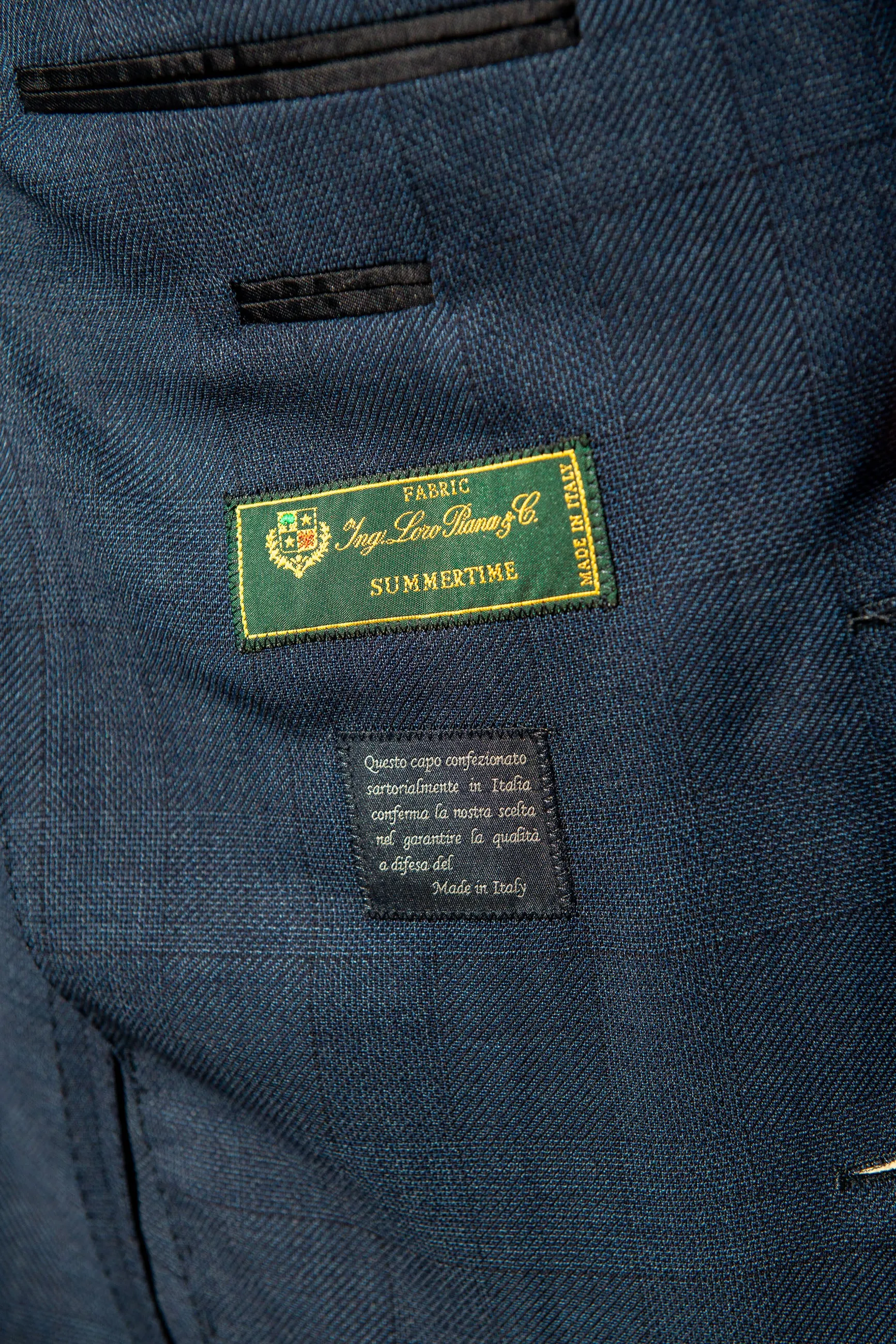 Blue Prince of Wales Soragna suit - Made in Italy