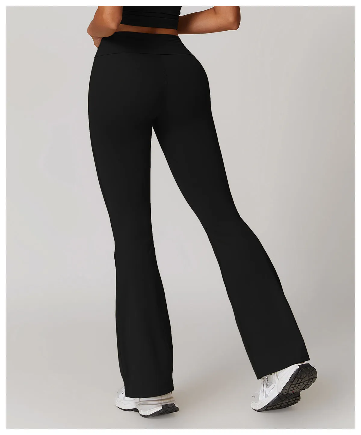 Brushed High-Waist Sculpting Flare Pants