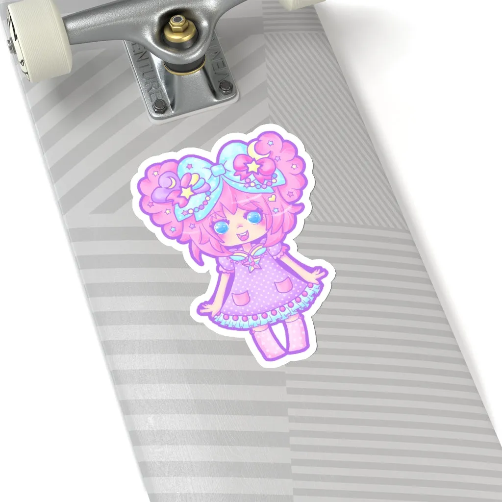 Bubbles Rainbow Land Kiss-Cut Sticker