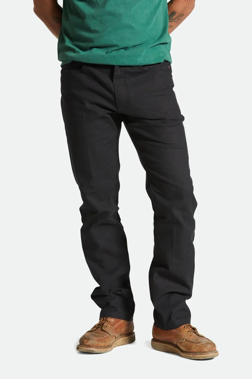 Builders 5-pocket Stretch Pant - Black