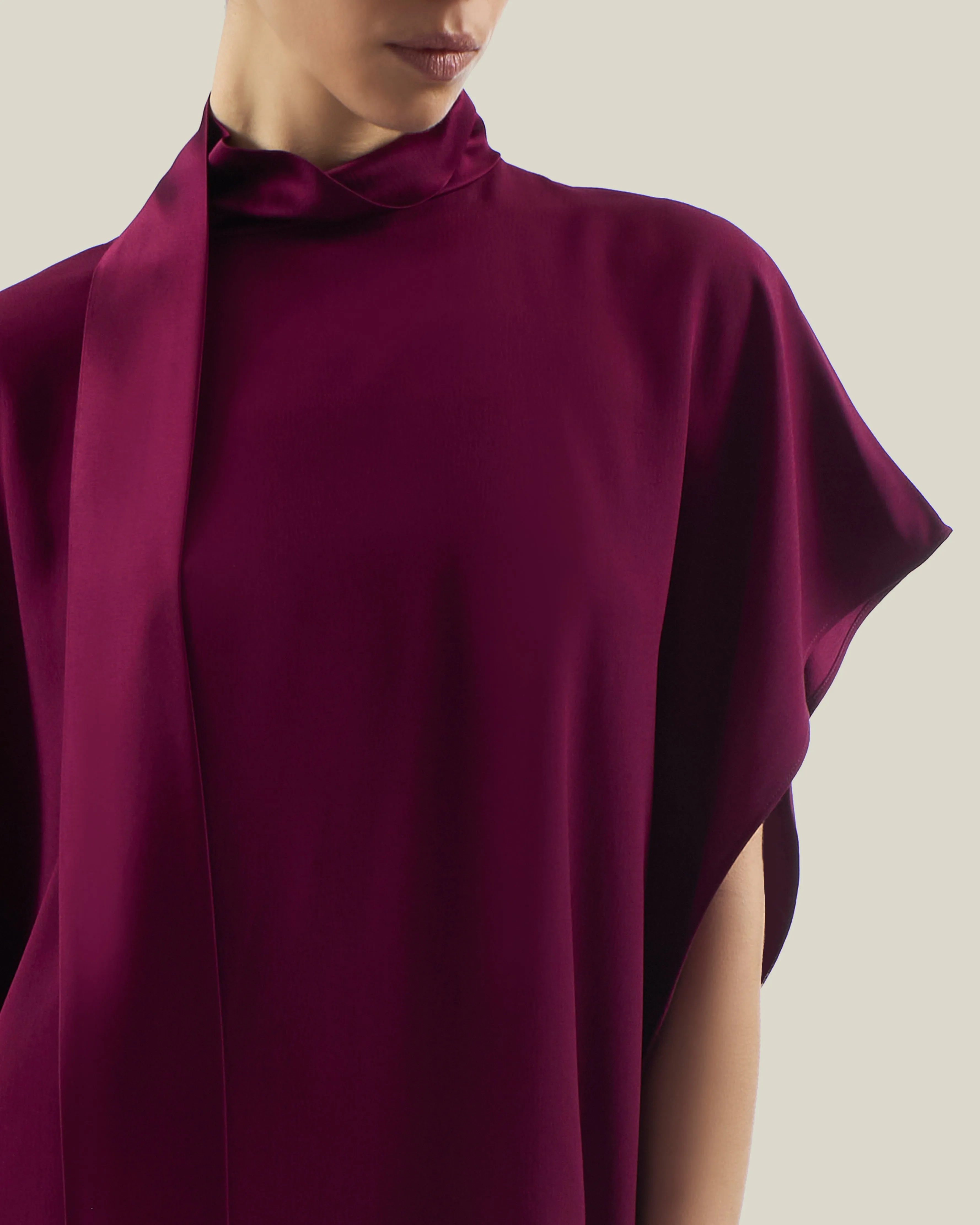 California Kaftan in Plum