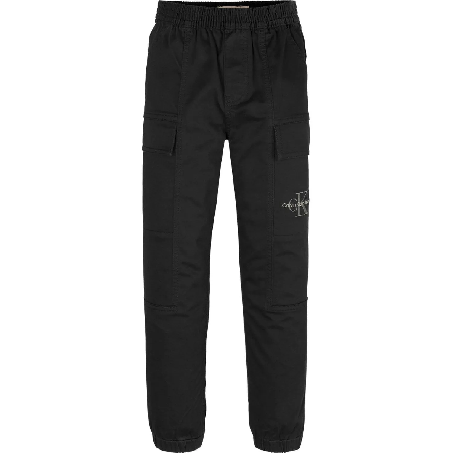 Calvin Klein Ck Black Essential Woven Cargo Pants