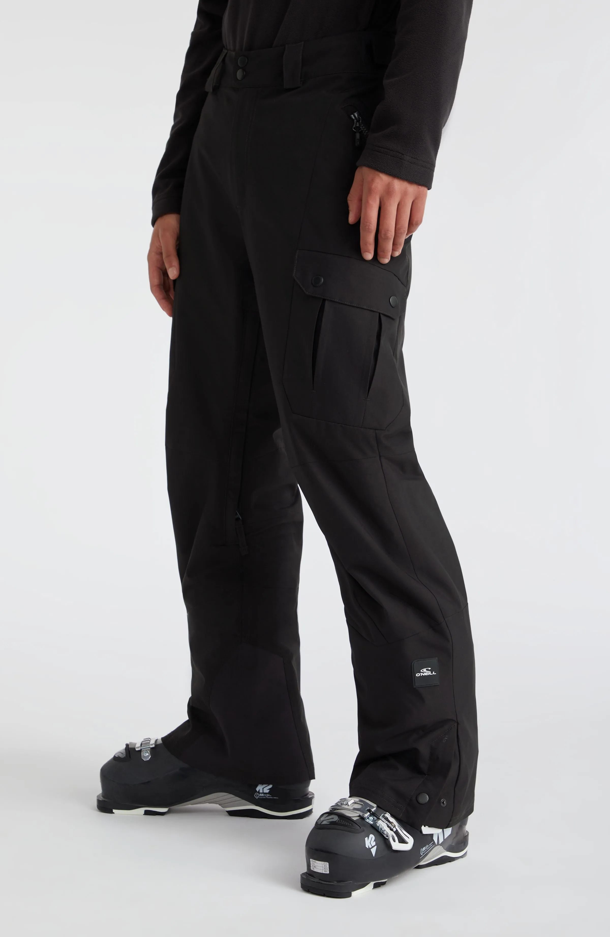 Cargo Snow Pants | Black Out