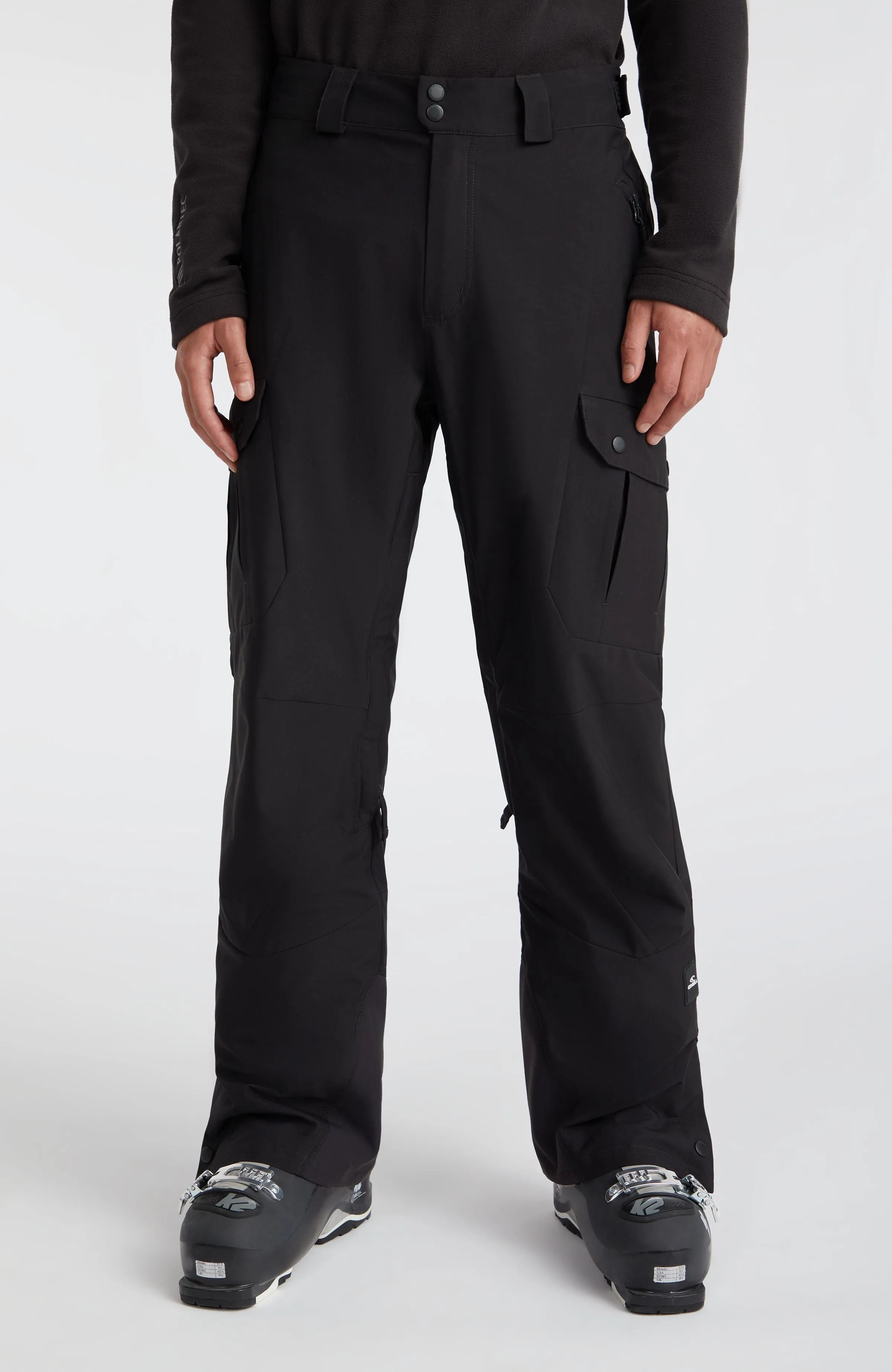 Cargo Snow Pants | Black Out