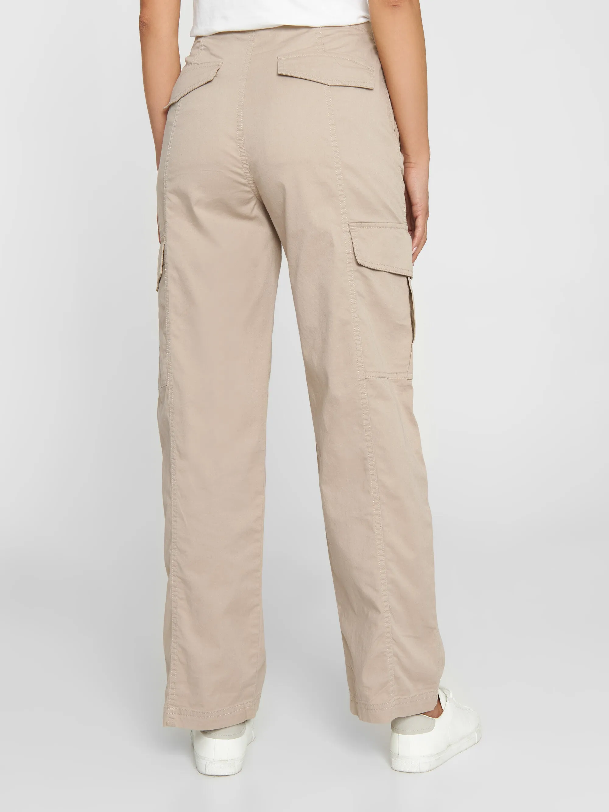 Cargo twill pants - Light feather gray