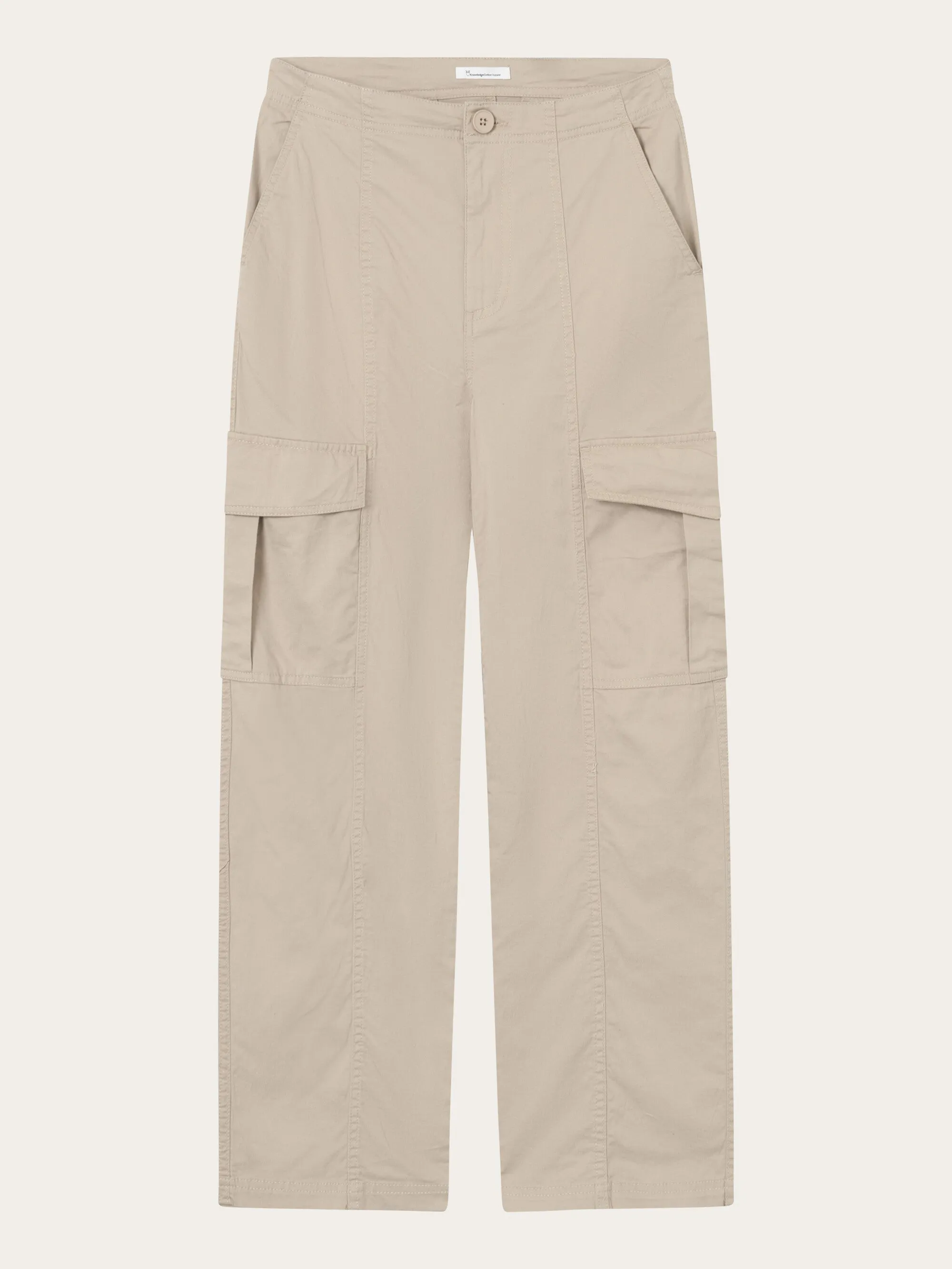 Cargo twill pants - Light feather gray