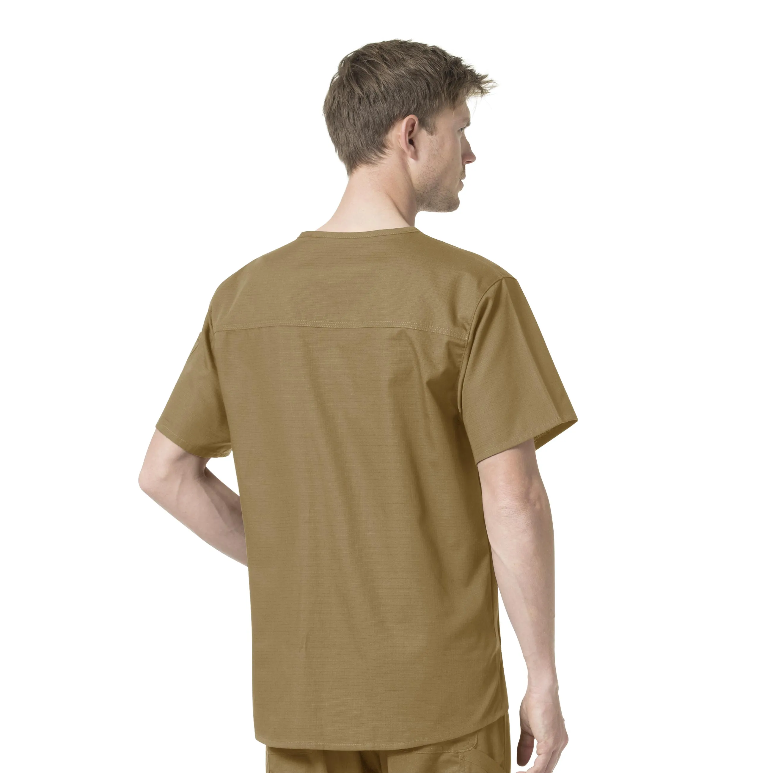 Carhartt Rugged Flex Ripstop Men's 6 Pocket Scrub Top - Dijon