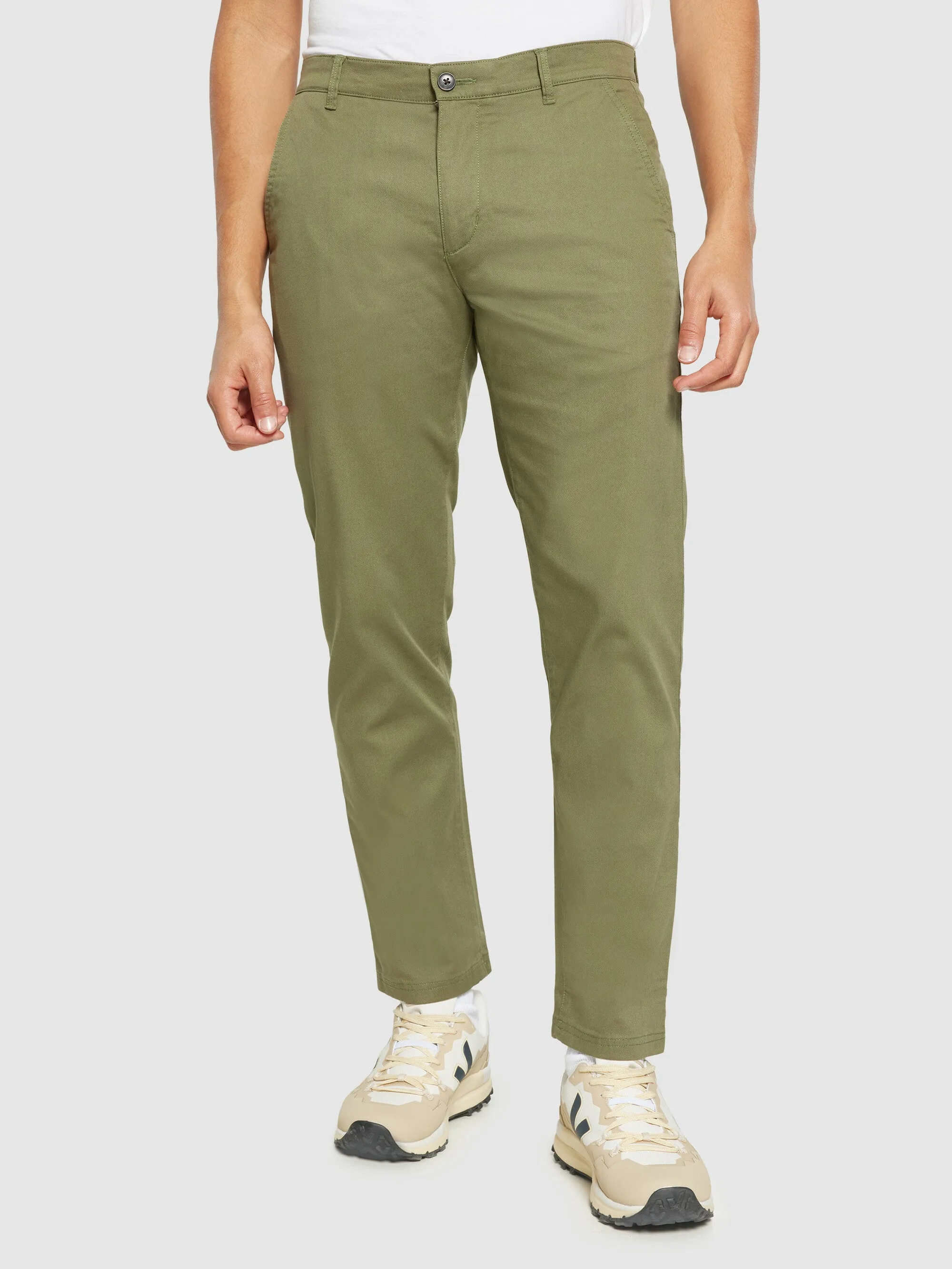 Chuck Regular Canvas Pant - GOTS/Vegan - Burned Olive