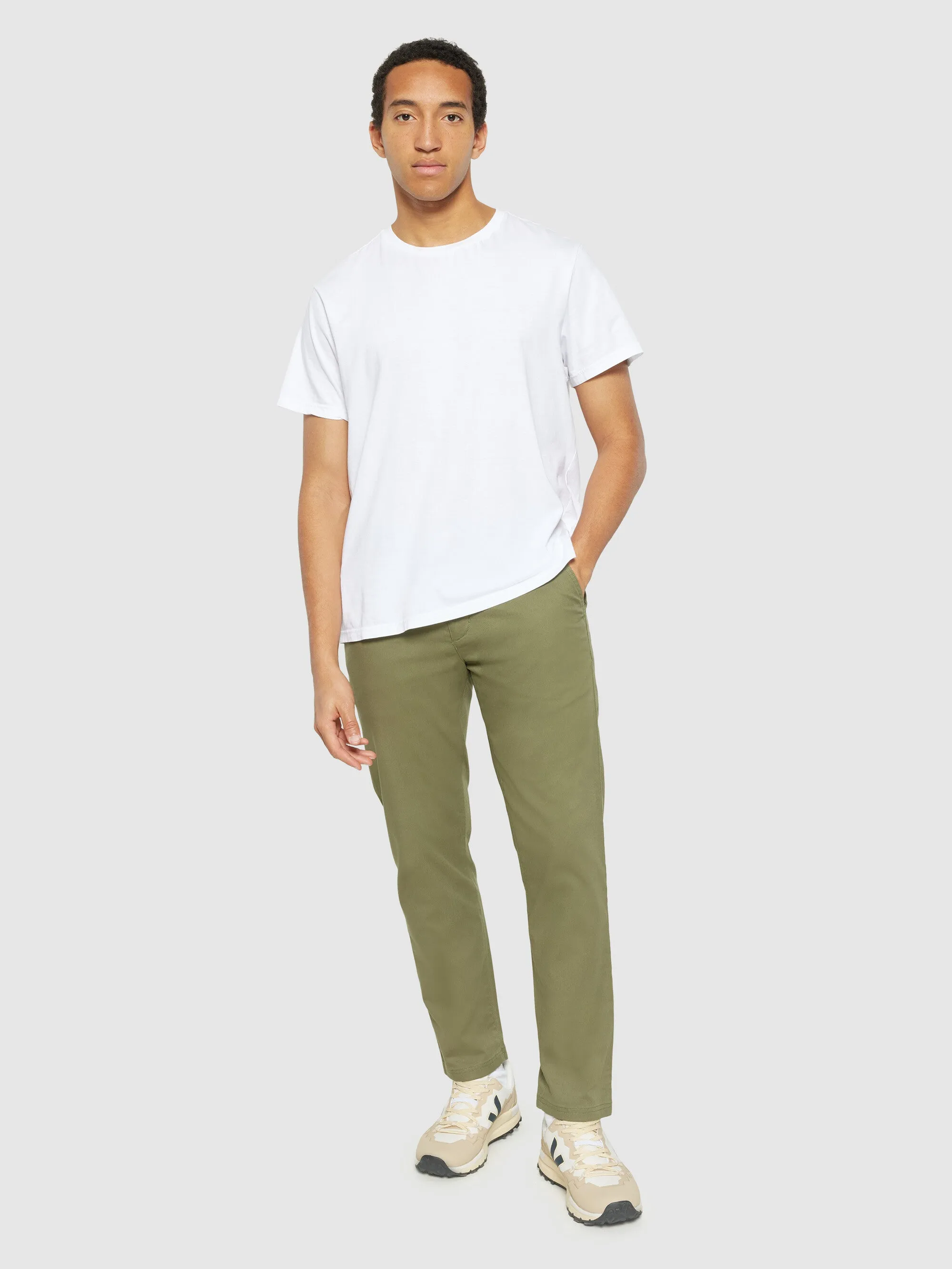 Chuck Regular Canvas Pant - GOTS/Vegan - Burned Olive