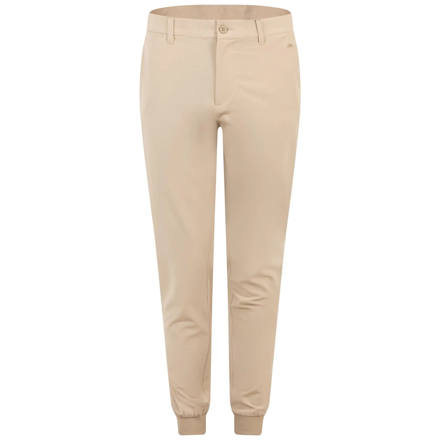 Cuff Double Weave Stretch Jogger Golf Trousers Safari Beige - SS24