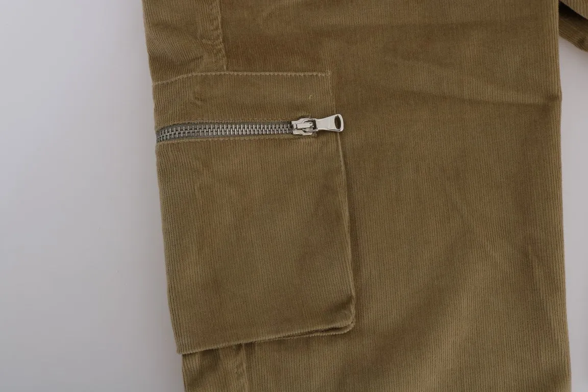 Ermanno Scervino Chic Beige Casual Pants for Sophisticated Style