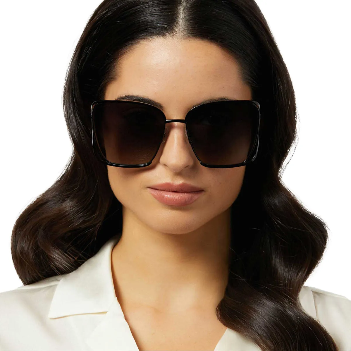 FRANCESCA - BLACK   GREY GRADIENT   POLARIZED SUNGLASSES