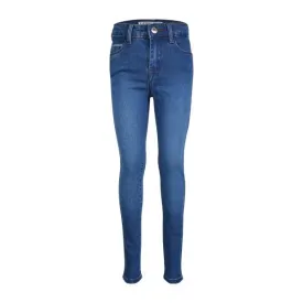 GIRLS DENIM BLUE SLIM FIT TROUSER