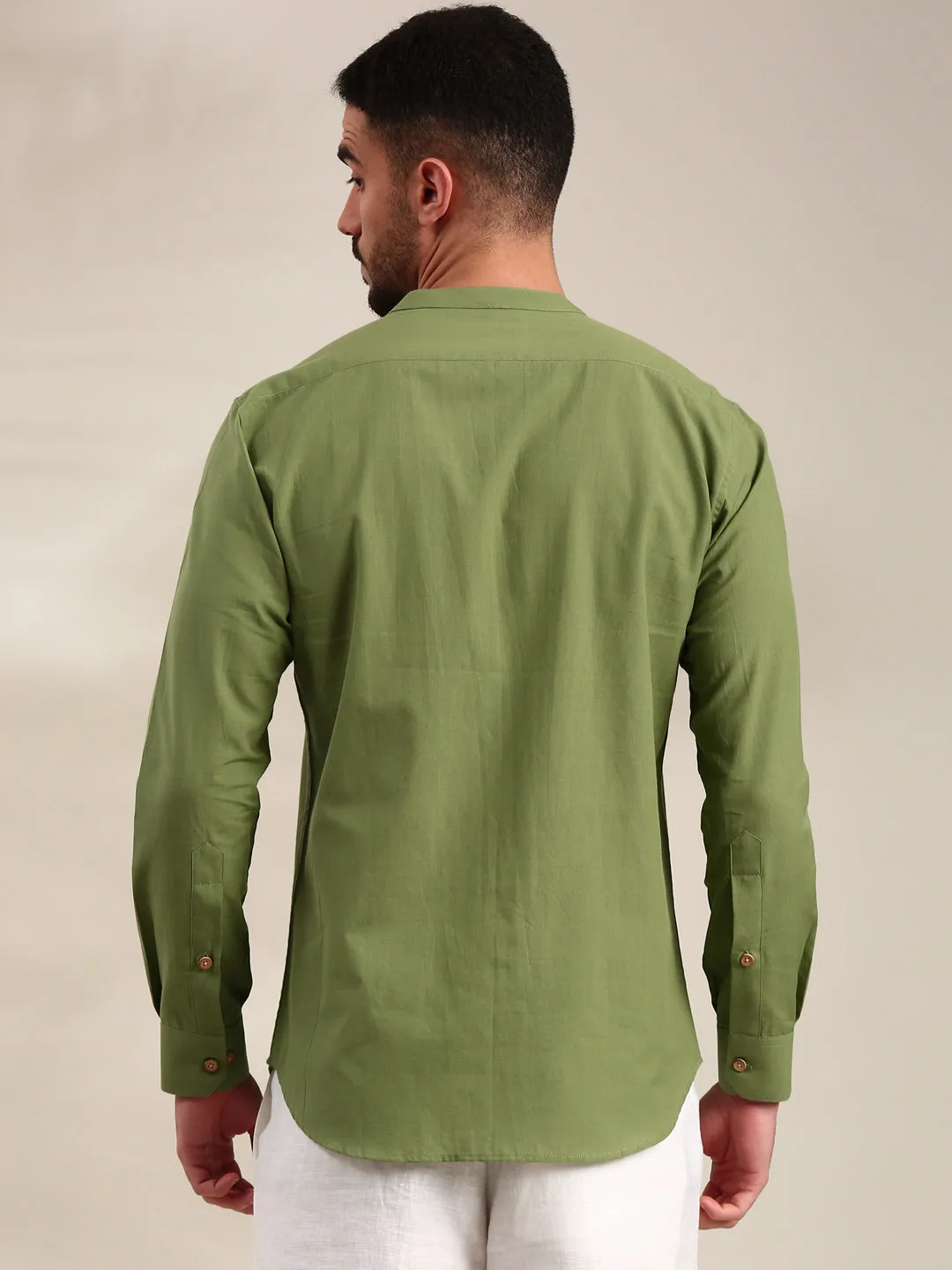 Green Cotton Shirt