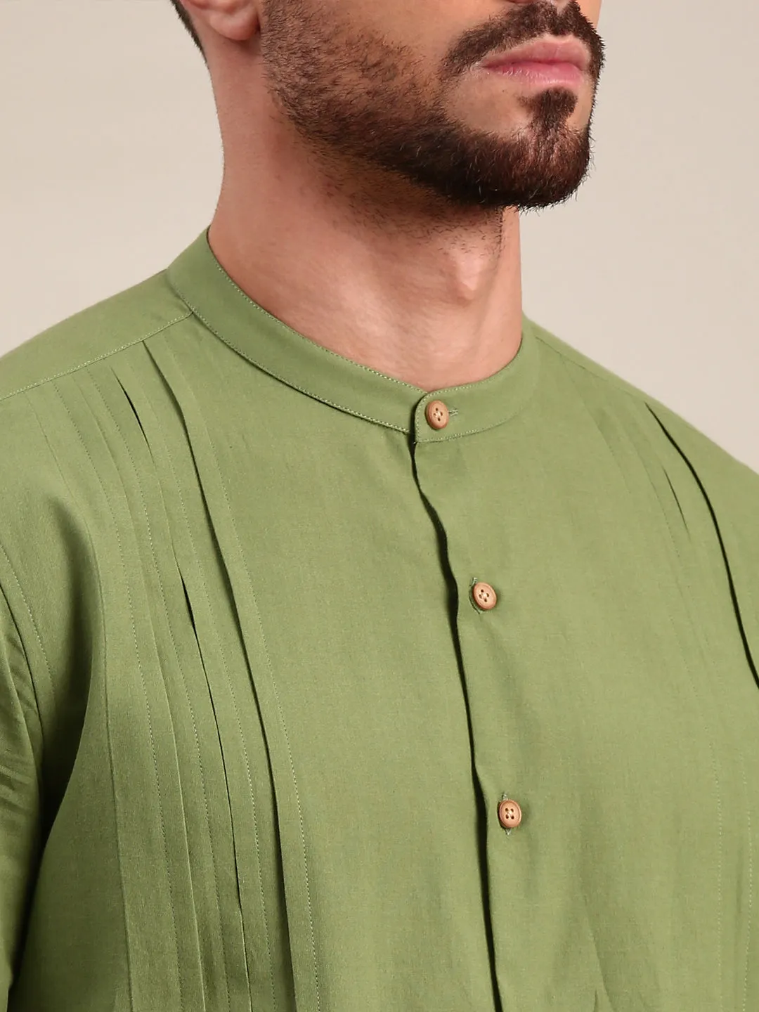 Green Cotton Shirt