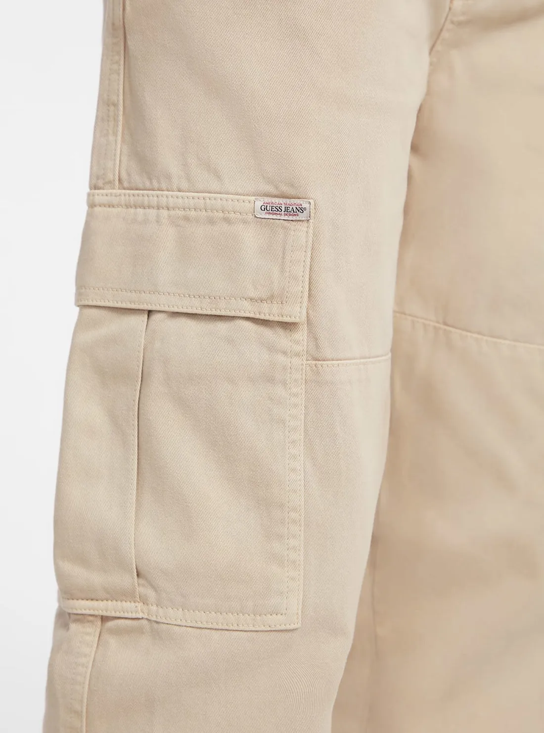 Guess Jeans Beige Cargo Chino Pants