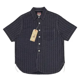 Heart-shaped Wabash Shirt Indigo Heritage Mens Workwear Striped Shirts