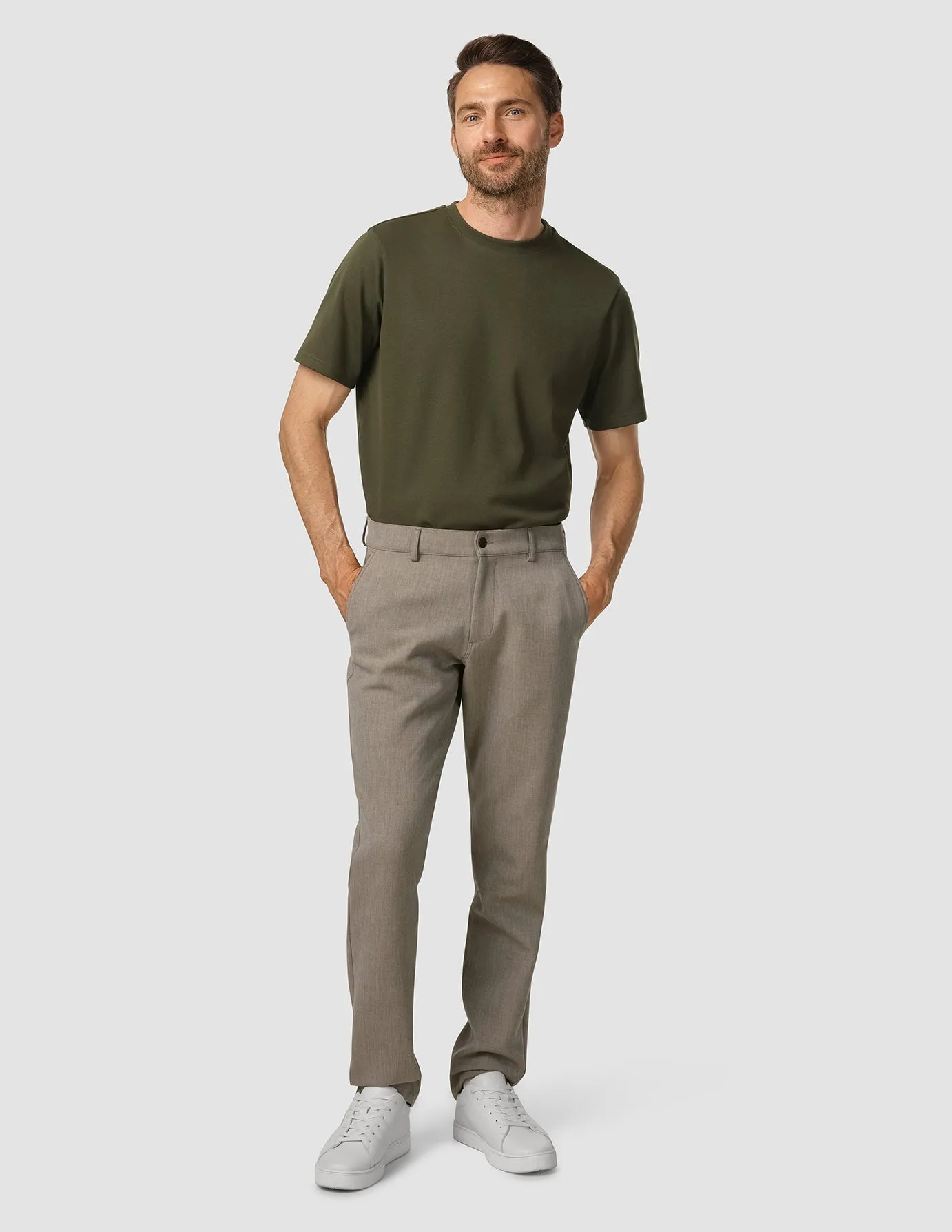 Heavy Edition Pants Regular Khaki Melange 2.0