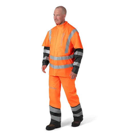 Husqvarna Functional Hi-Viz Rain Trousers