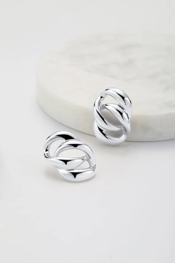 Ivy Earrings - Silver