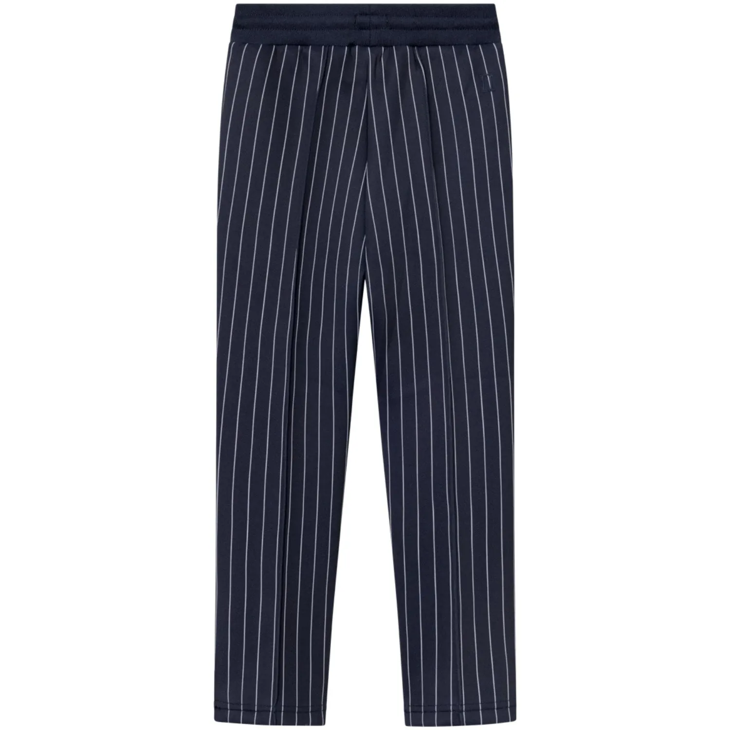 Les Deux Kids Dark Navy/Light Ivory Striped Ballier Pinstripe Track Pants Kids