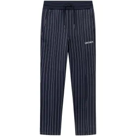 Les Deux Kids Dark Navy/Light Ivory Striped Ballier Pinstripe Track Pants Kids