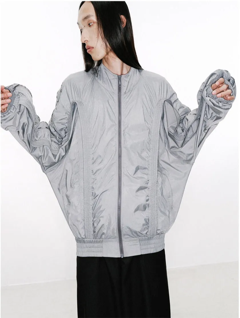 Lightweight functional zipper loose jacket