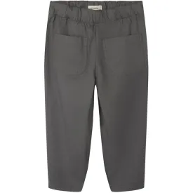 Lil'Atelier Pewter Ben Loose Twill Thady Pants