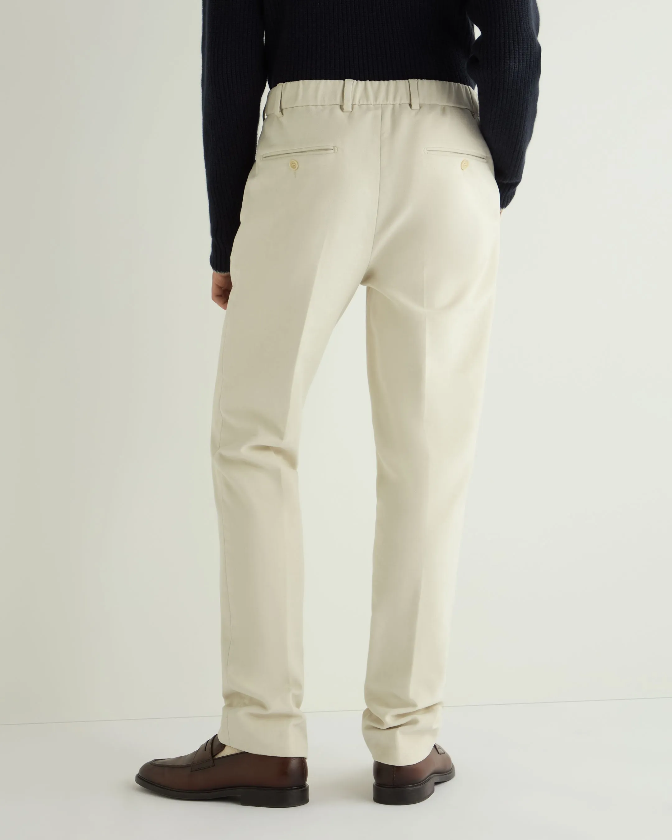 Men's Atrani Moleskin Trousers Off White