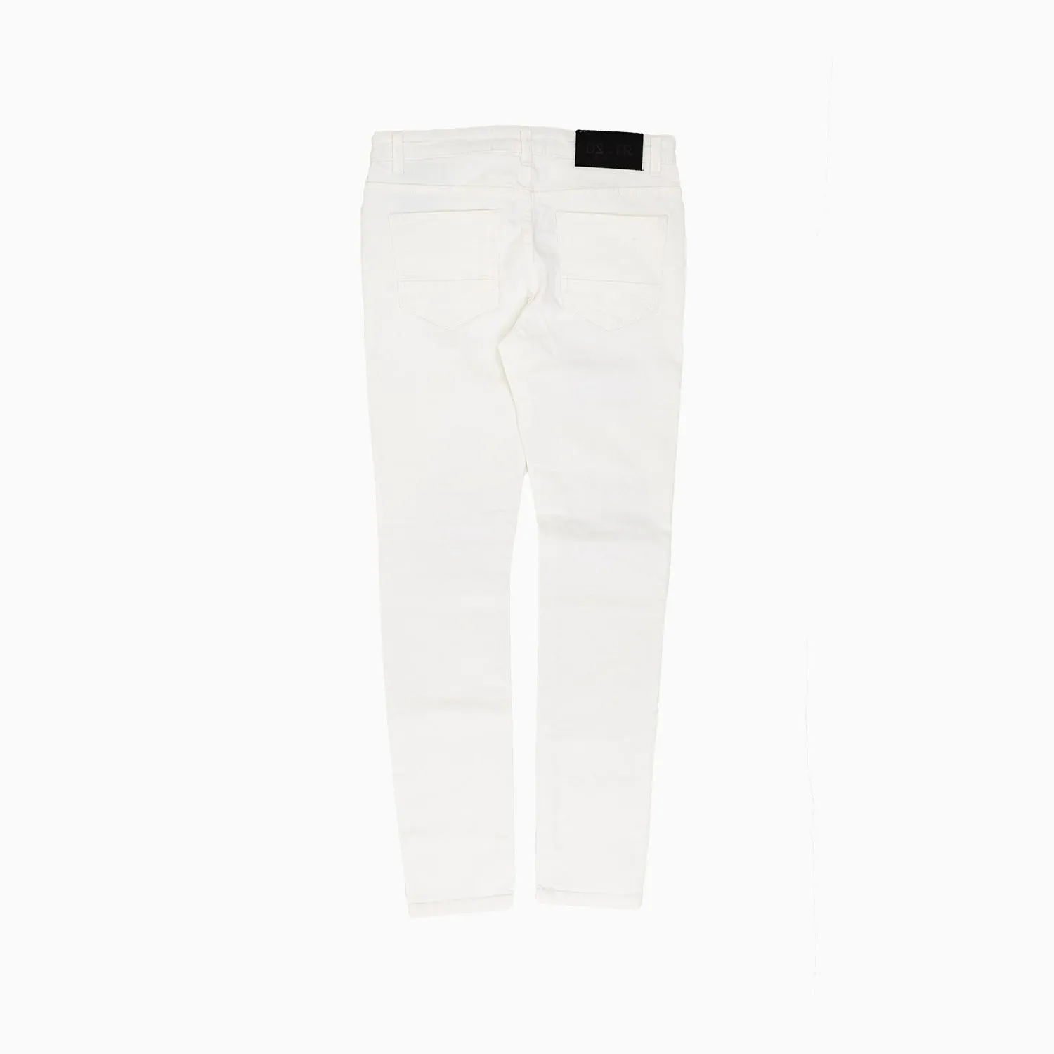 Men's White Slim Denim Pant