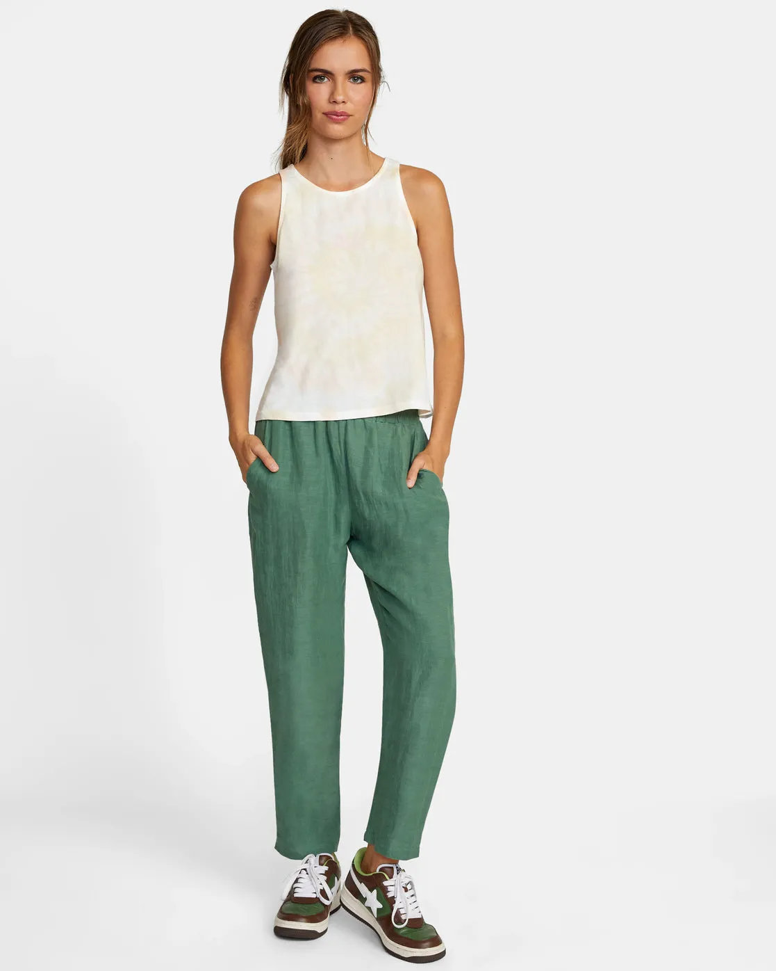 New Yume Beach Pants - Dusky Green