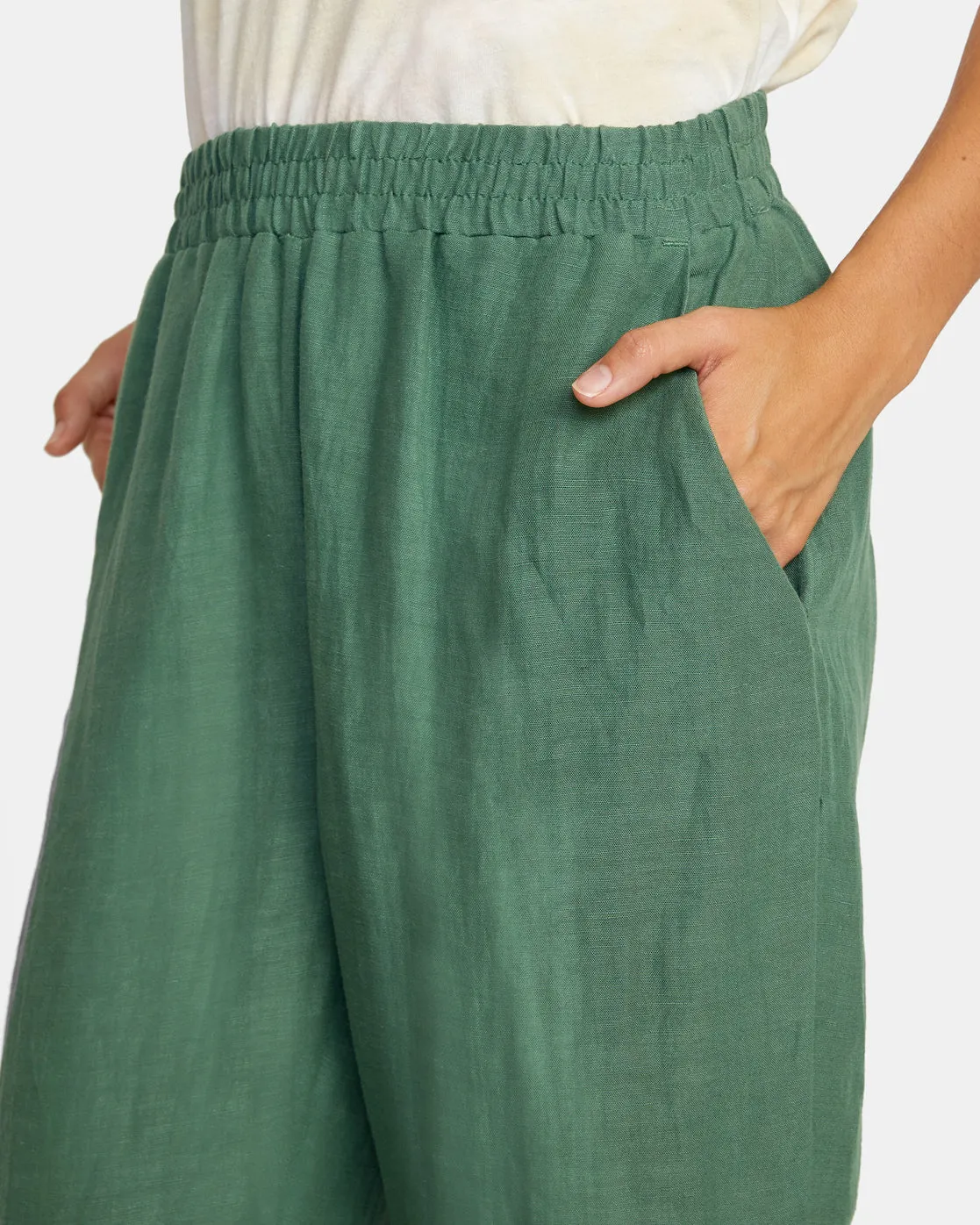 New Yume Beach Pants - Dusky Green