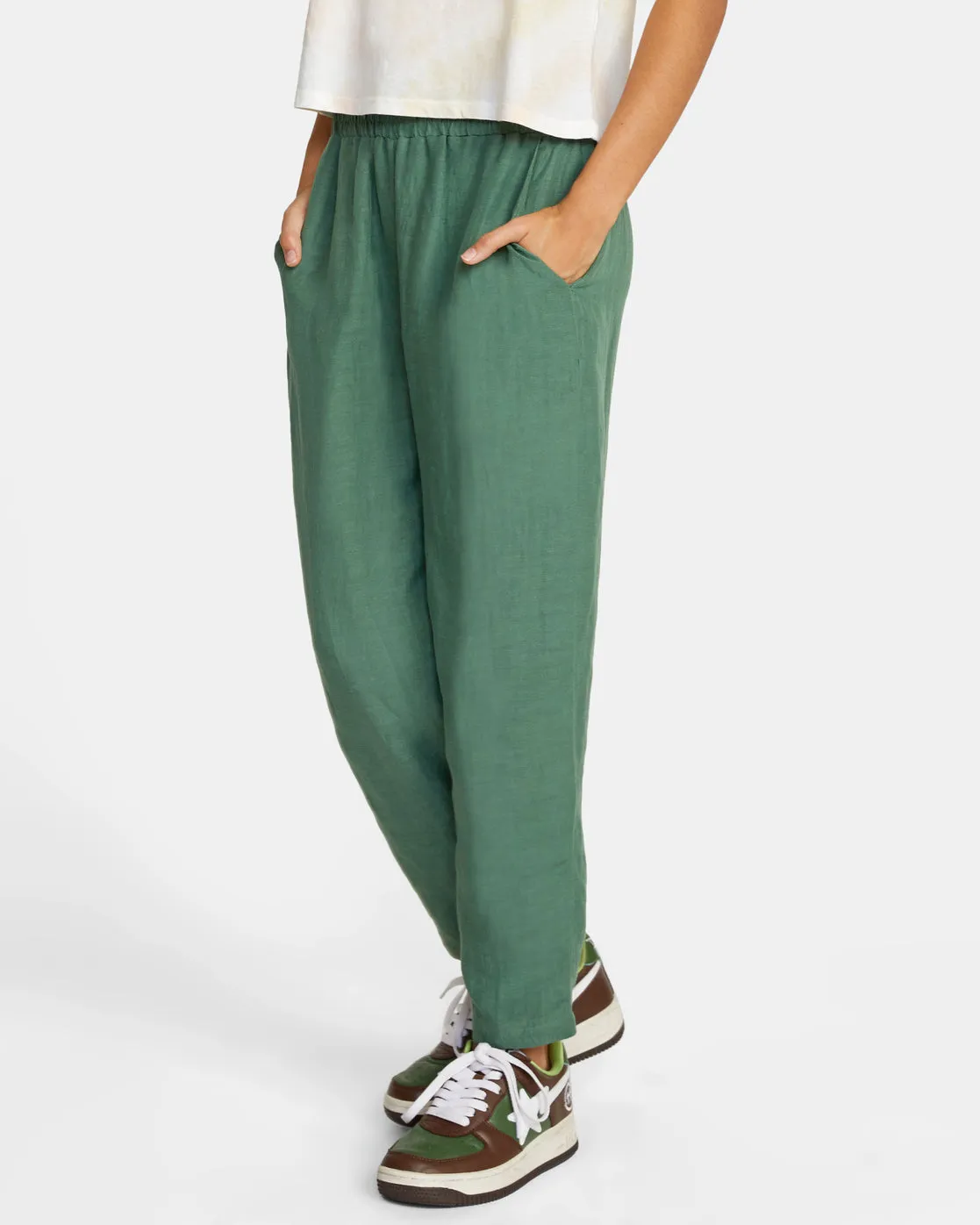 New Yume Beach Pants - Dusky Green