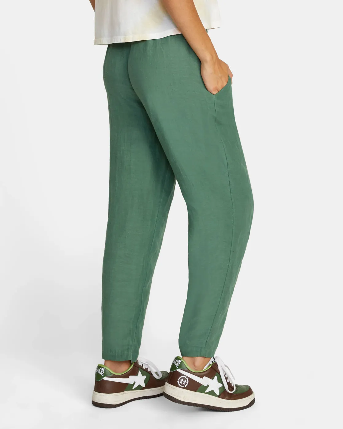 New Yume Beach Pants - Dusky Green