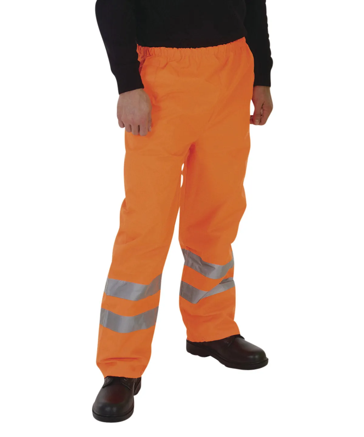 Orange - Hi-vis waterproof overtrousers (HVS462)