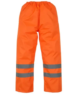 Orange - Hi-vis waterproof overtrousers (HVS462)