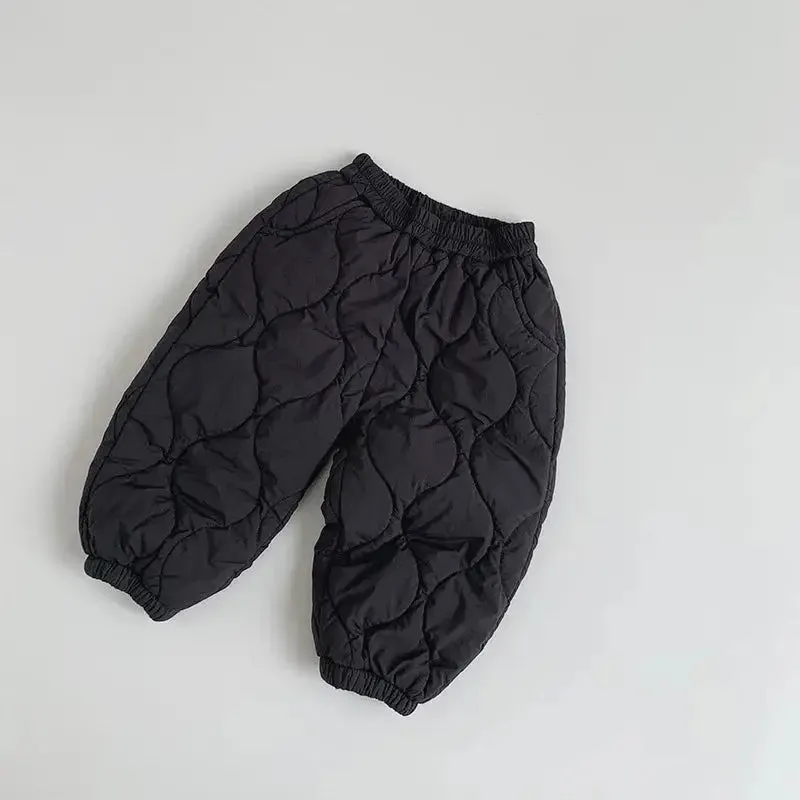 Padded Quilted Winter Pants