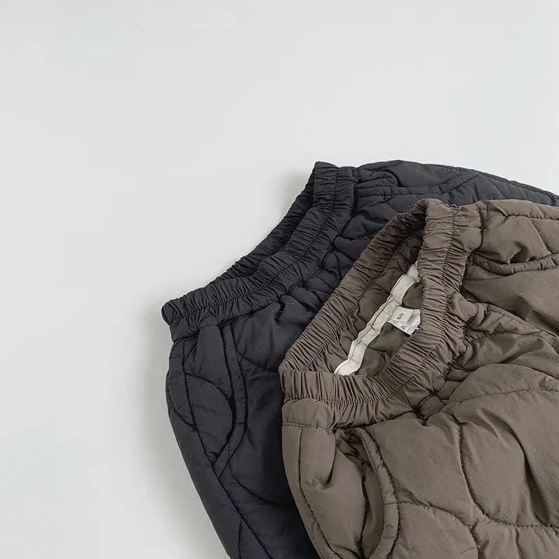 Padded Quilted Winter Pants