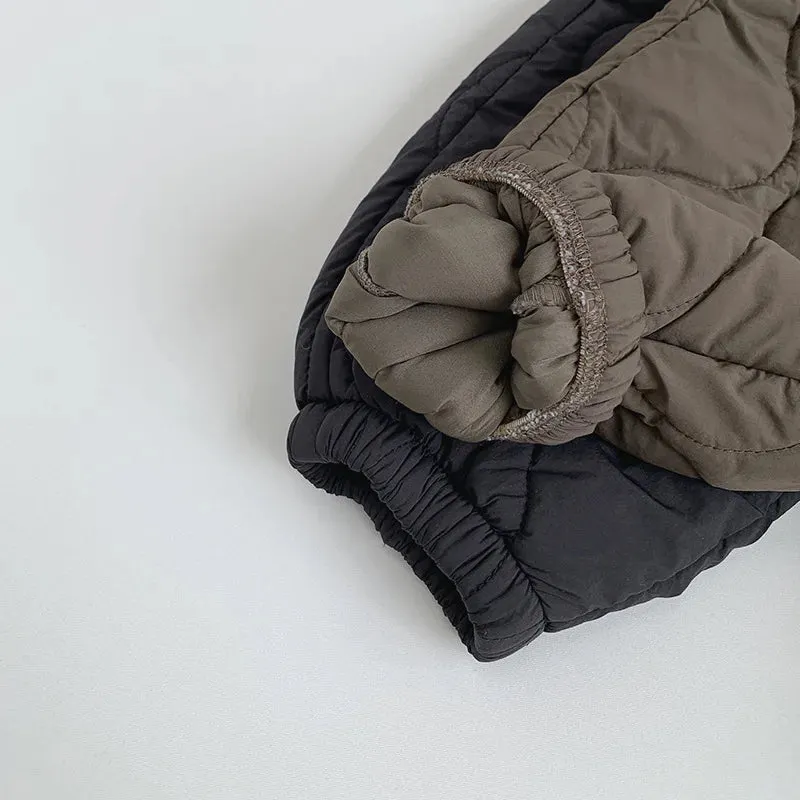 Padded Quilted Winter Pants